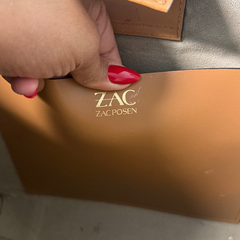 Zac Posen Medium Tote Leather Tan - Picture 11 of 11